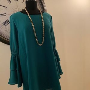 Classic Green Midi Dress